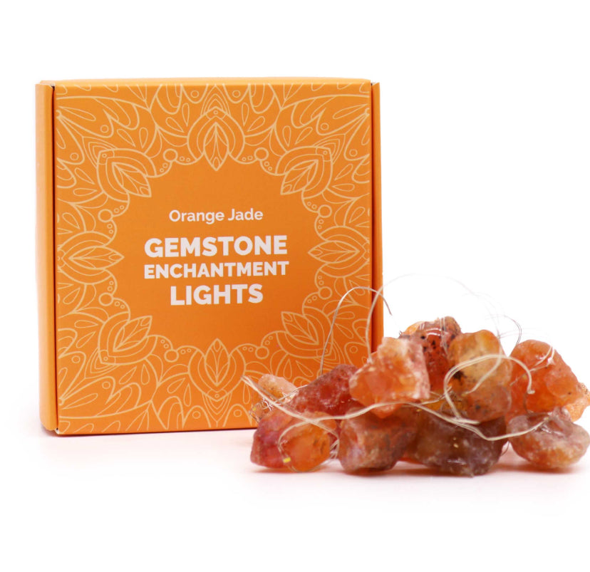 Gemstone Enchantment Lights - Orange Jade