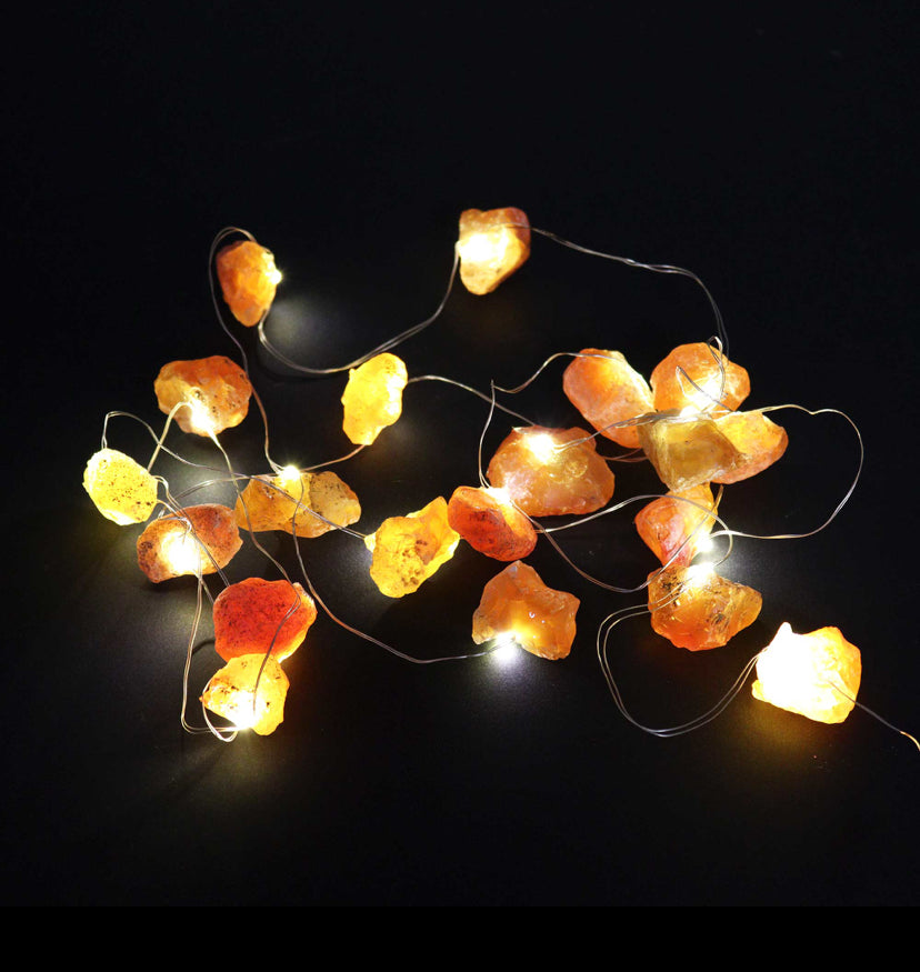 Gemstone Enchantment Lights - Orange Jade