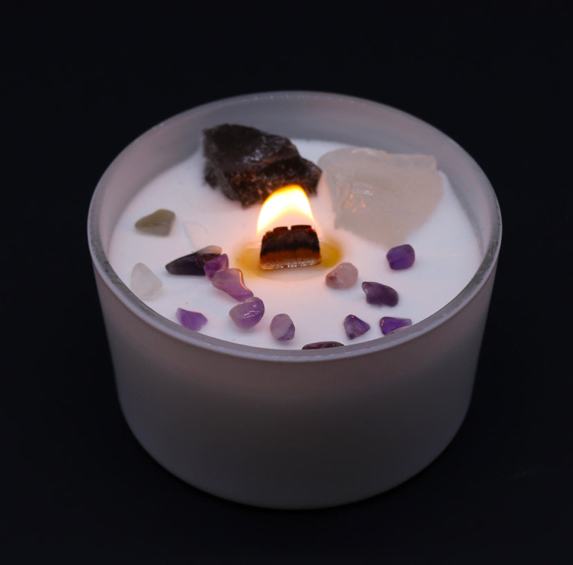 Chakra Crystal Candles - Crown Chakra