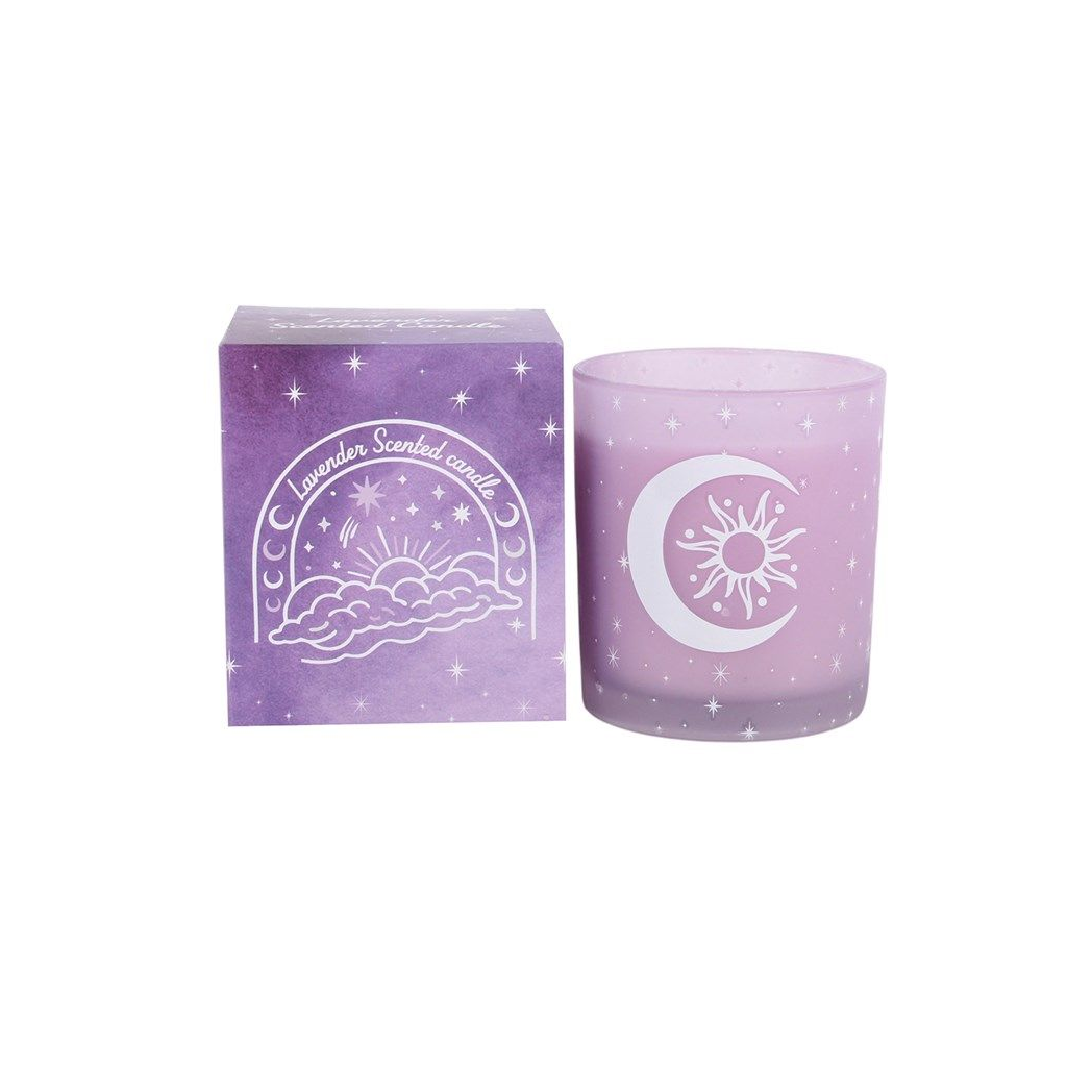 Purple Pastel Skies Lavender Candle