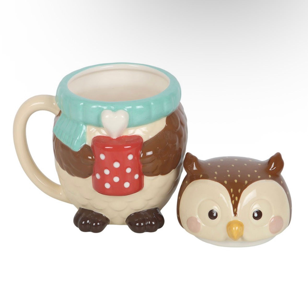 Oliver Owl Lidded Mug