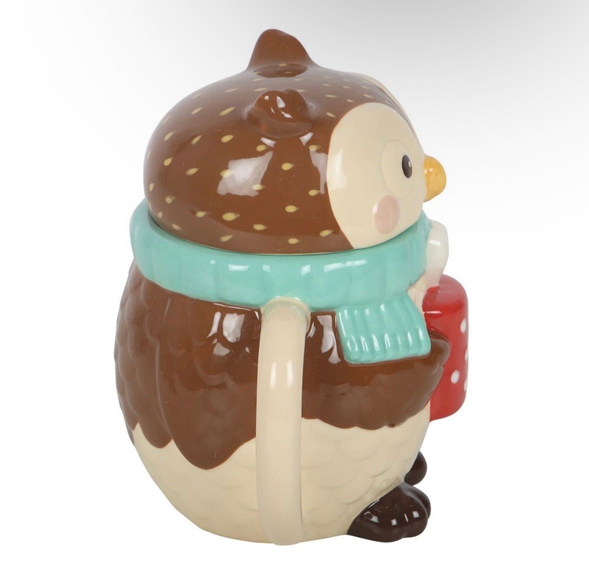 Oliver Owl Lidded Mug