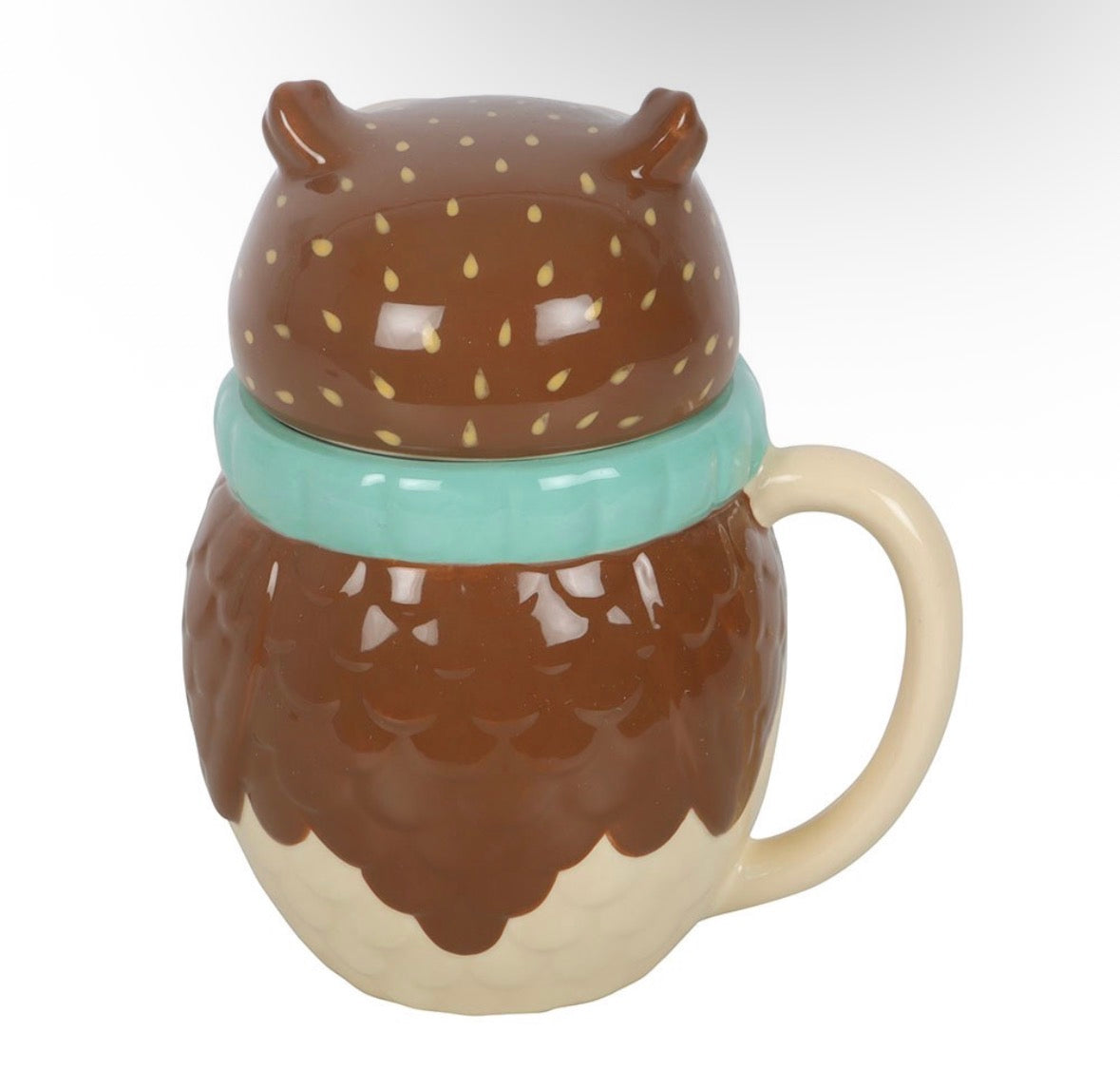 Oliver Owl Lidded Mug