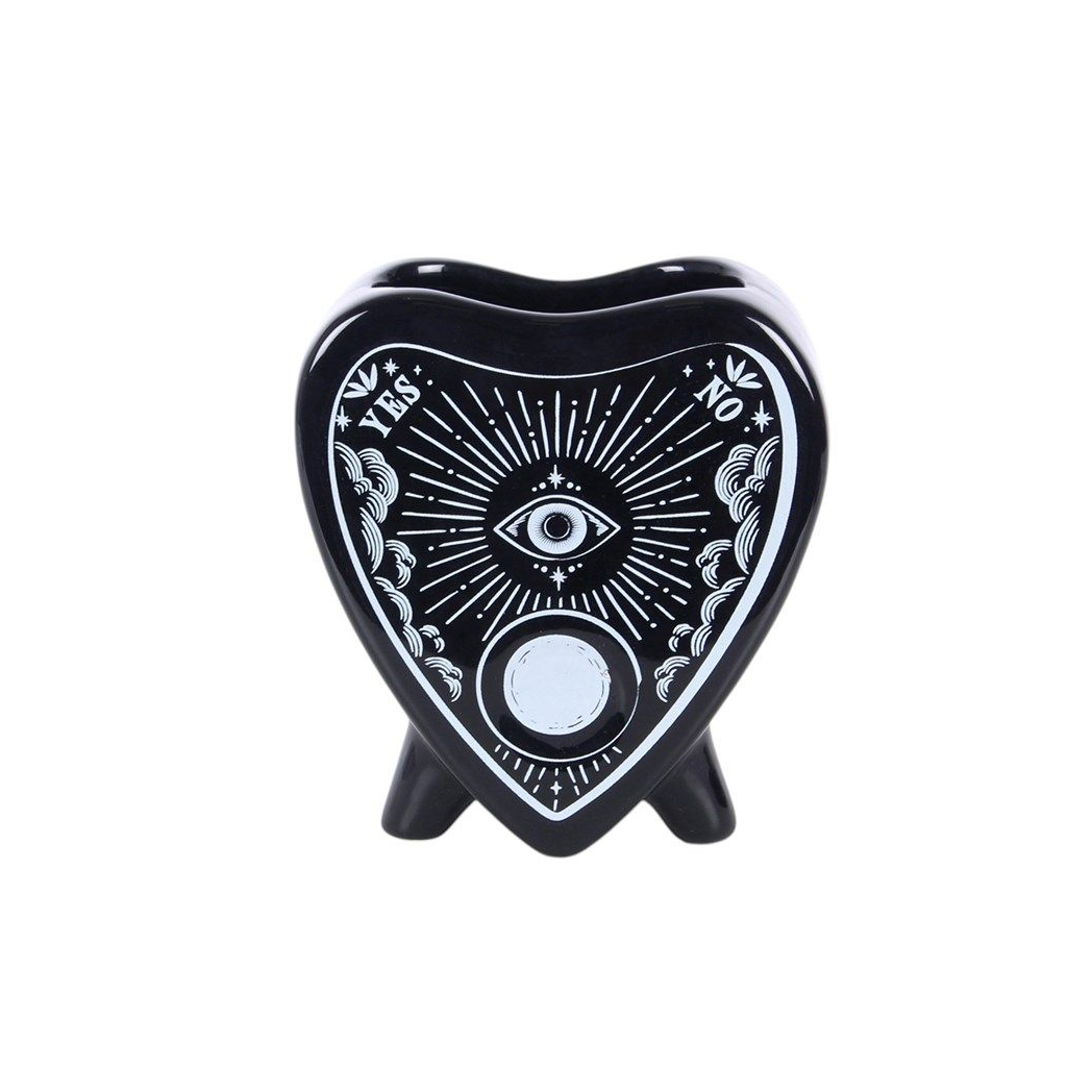Black Planchette Flower Vase