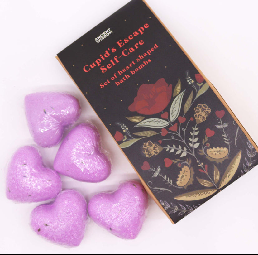 Cupids Escape Self Care Bath Heart Gift Set