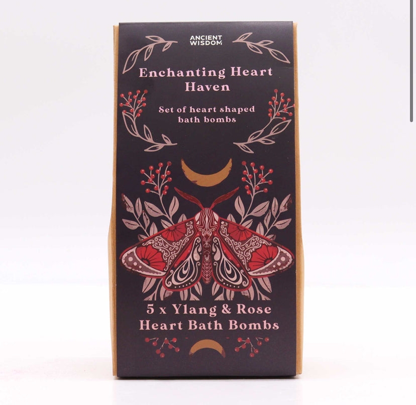 Enchanting Heart Heaven Bath Heart Gift Set