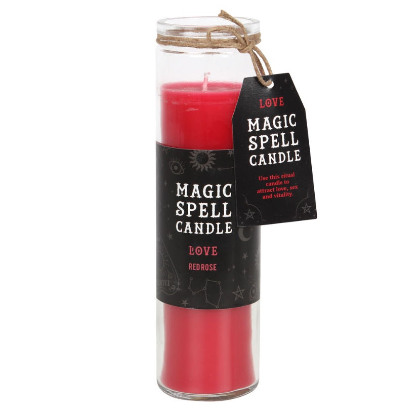 Rose 'Love' Spell Tube Candle