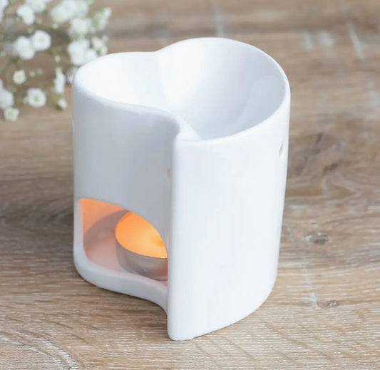 White Heart Oil Burner