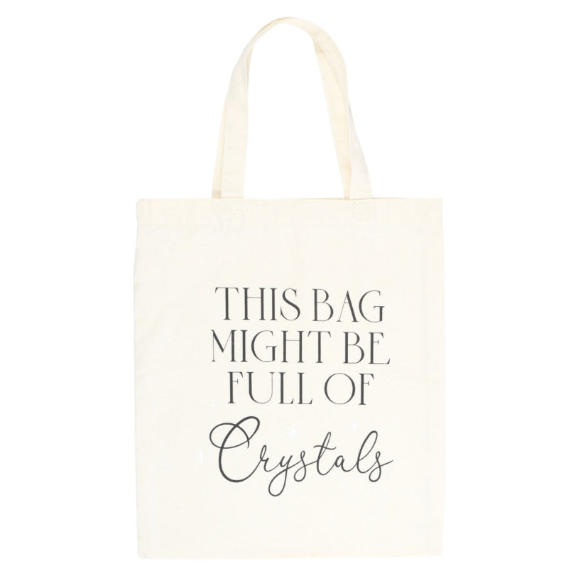 Full of Crystals Polycotton Tote Bag