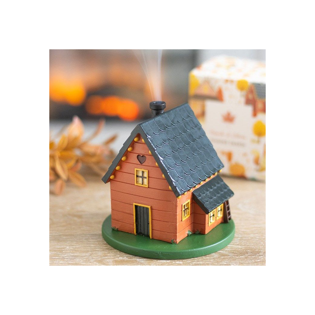 Brown House Incense Cone Burner