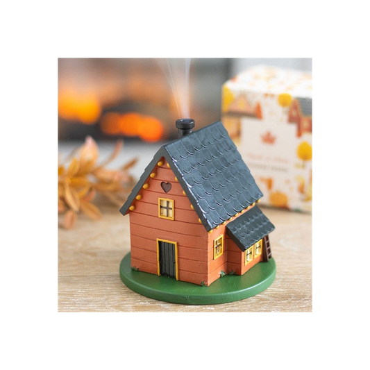 Brown House Incense Cone Burner