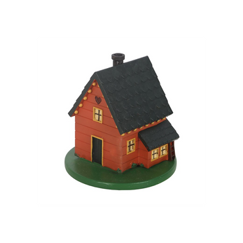 Brown House Incense Cone Burner