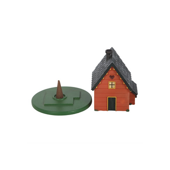 Brown House Incense Cone Burner