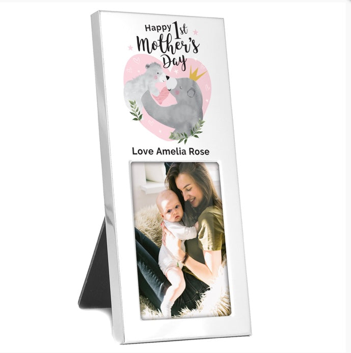 Personalised 1st Mothers Day Mama Bear 2x3 Photo Frame