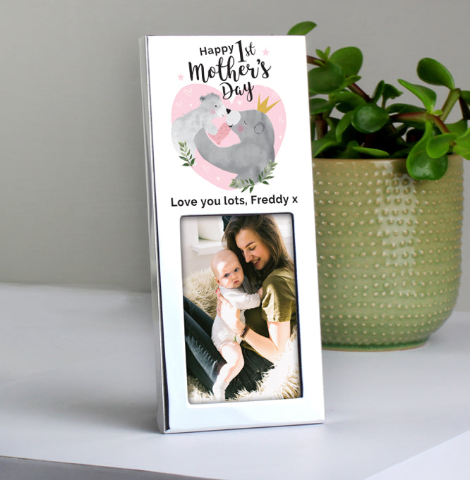 Personalised 1st Mothers Day Mama Bear 2x3 Photo Frame