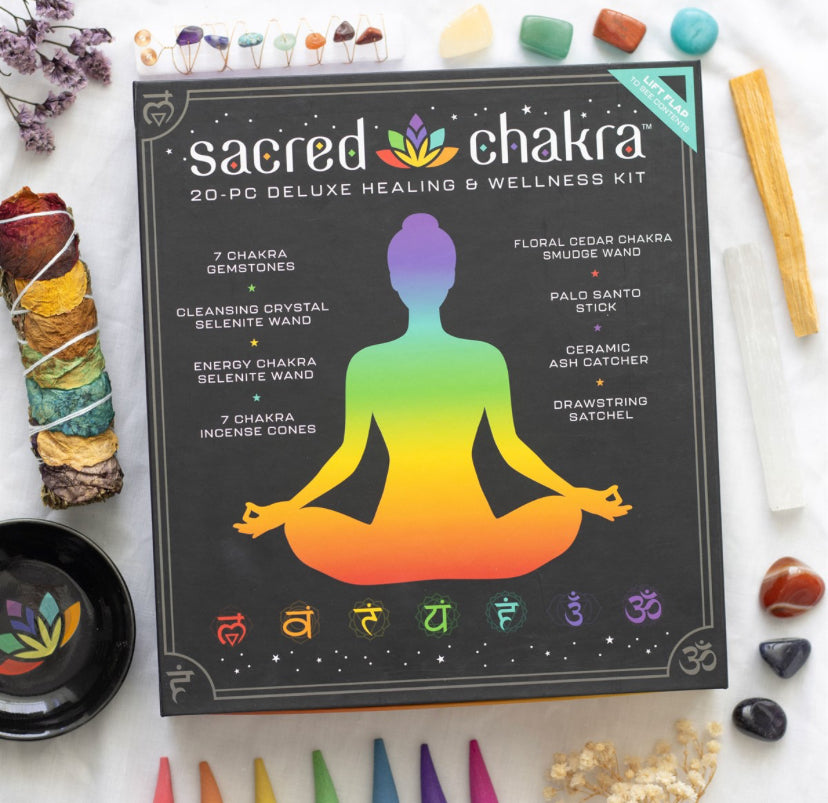 Sacred Chakra Deluxe Healing and Wellness Kit