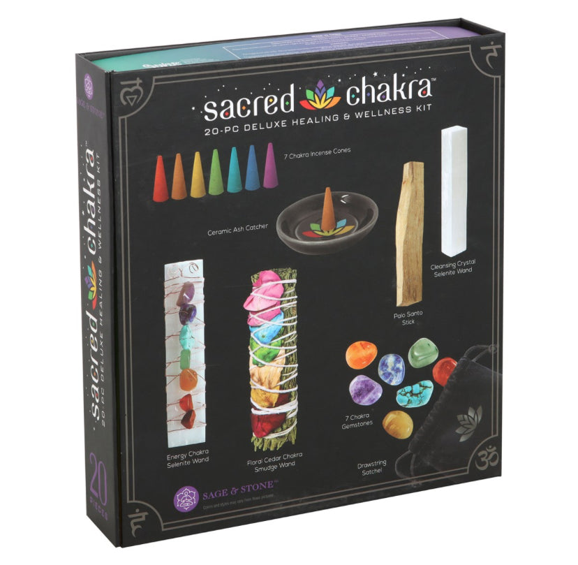 Sacred Chakra Deluxe Healing and Wellness Kit