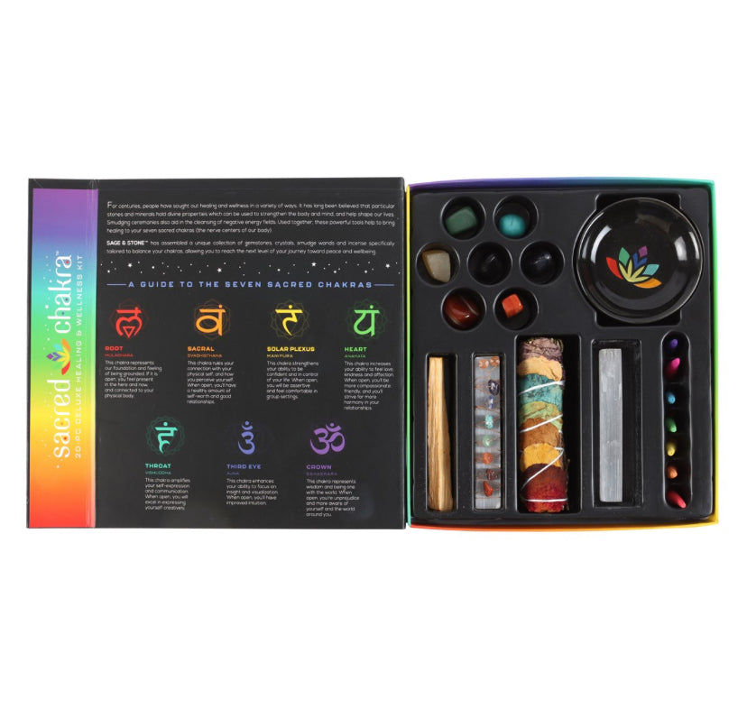 Sacred Chakra Deluxe Healing and Wellness Kit