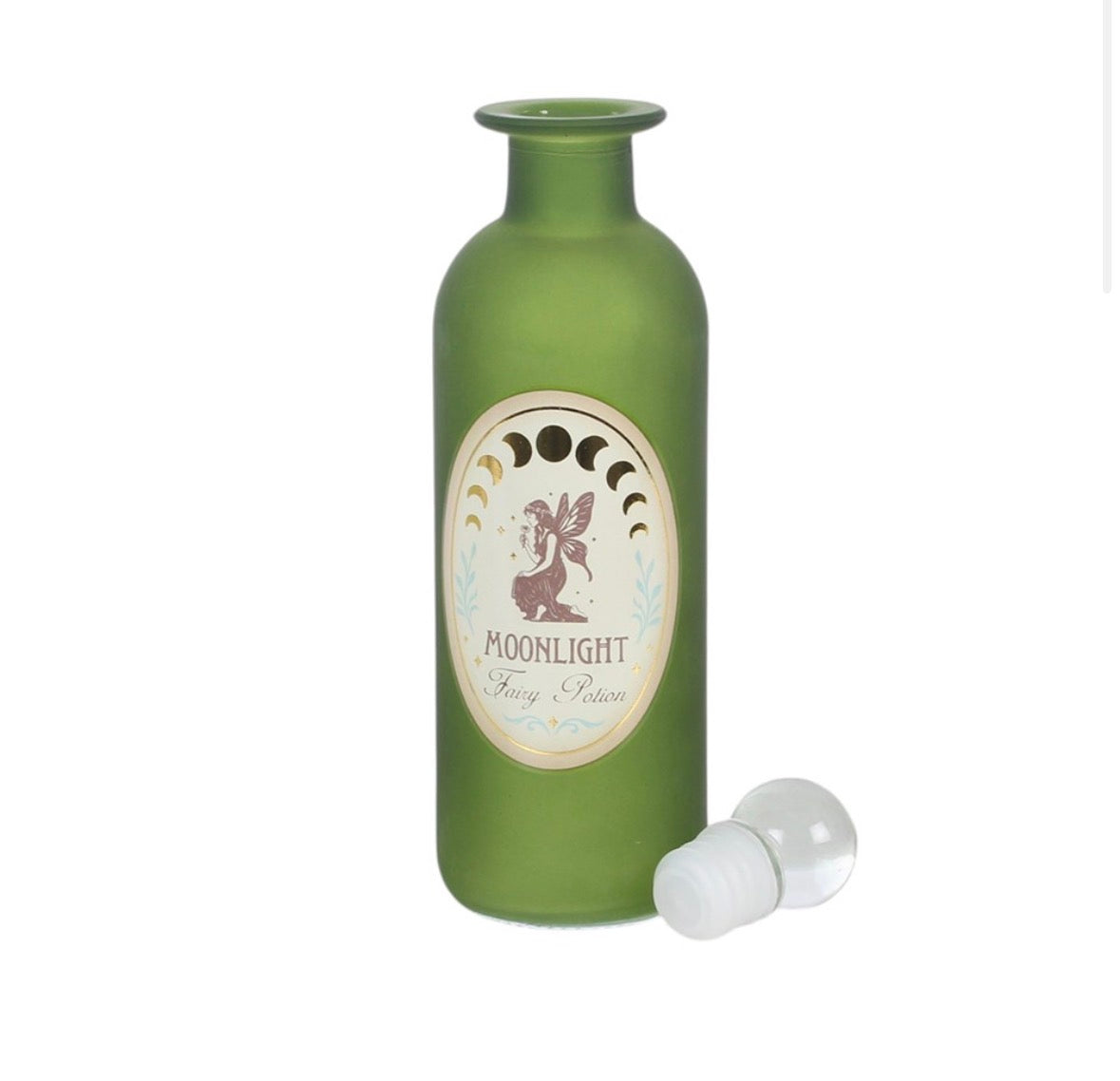 Moonlight Fairy Decorative Glass Potion Bottle