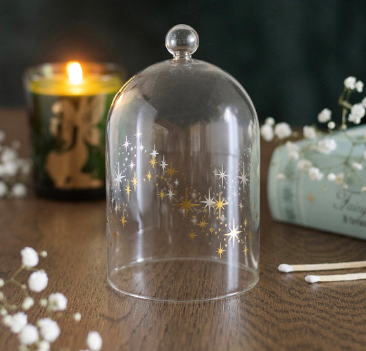 Stardust Glass Candle Cloche