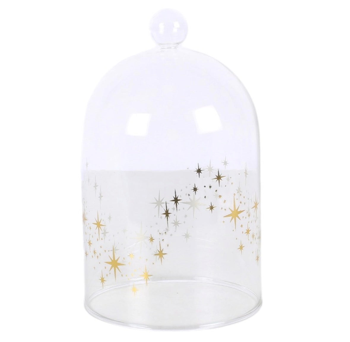 Stardust Glass Candle Cloche