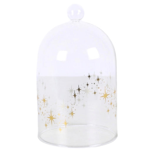 Stardust Glass Candle Cloche