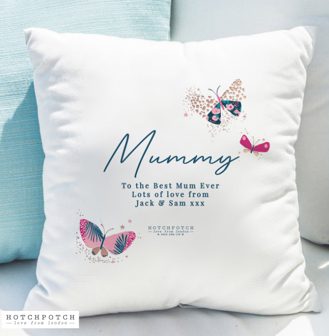 Personalised Butterfly Cushion