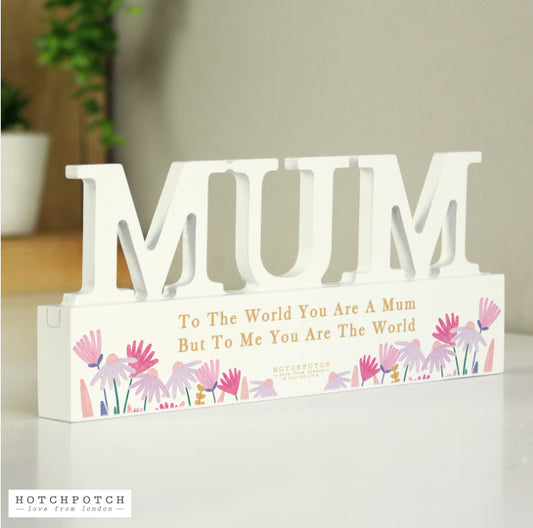 Personalised Wild Flower Mum Ornament