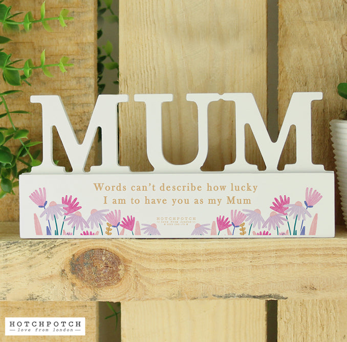 Personalised Wild Flower Mum Ornament