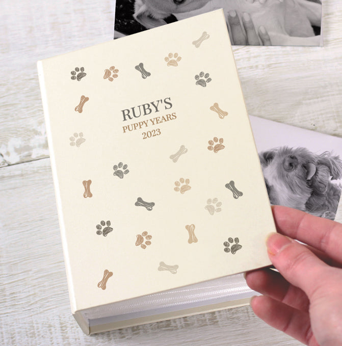 Personalised Dogs 6x4 Photo Album with Sleeves