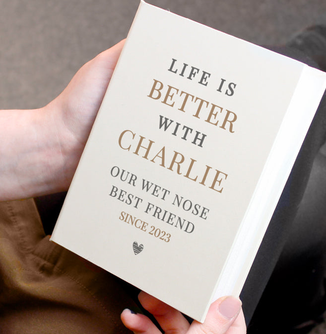 Personalised Life is Better With 6x4 Photo Album with Sleeves