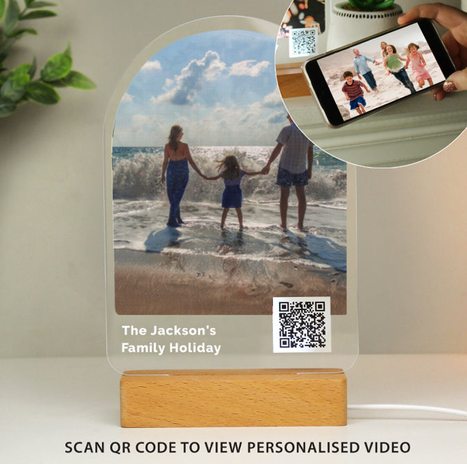 Personalised QR Photo Upload LED Light