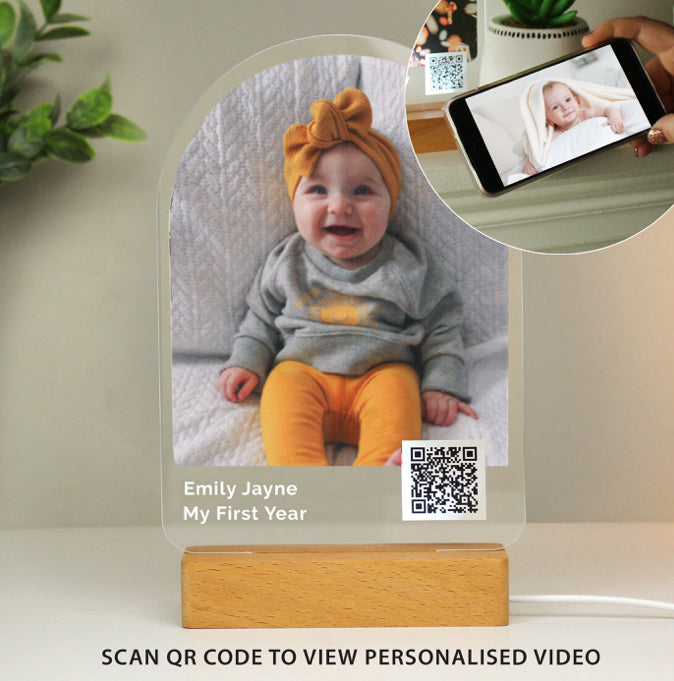 Personalised QR Photo Upload LED Light