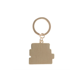 The Haunted Library Book Stack Keyring