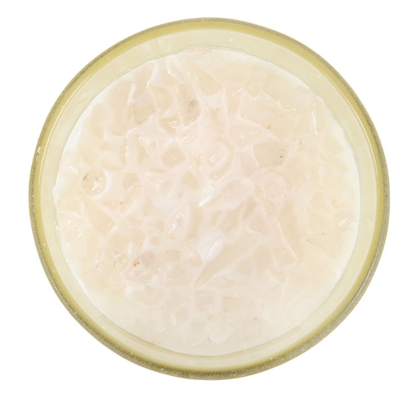 New Moon Wild Orange Manifestation Candle with Clear Quartz