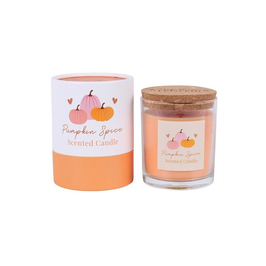 Pumpkin Pie Candle with Cork Lid
