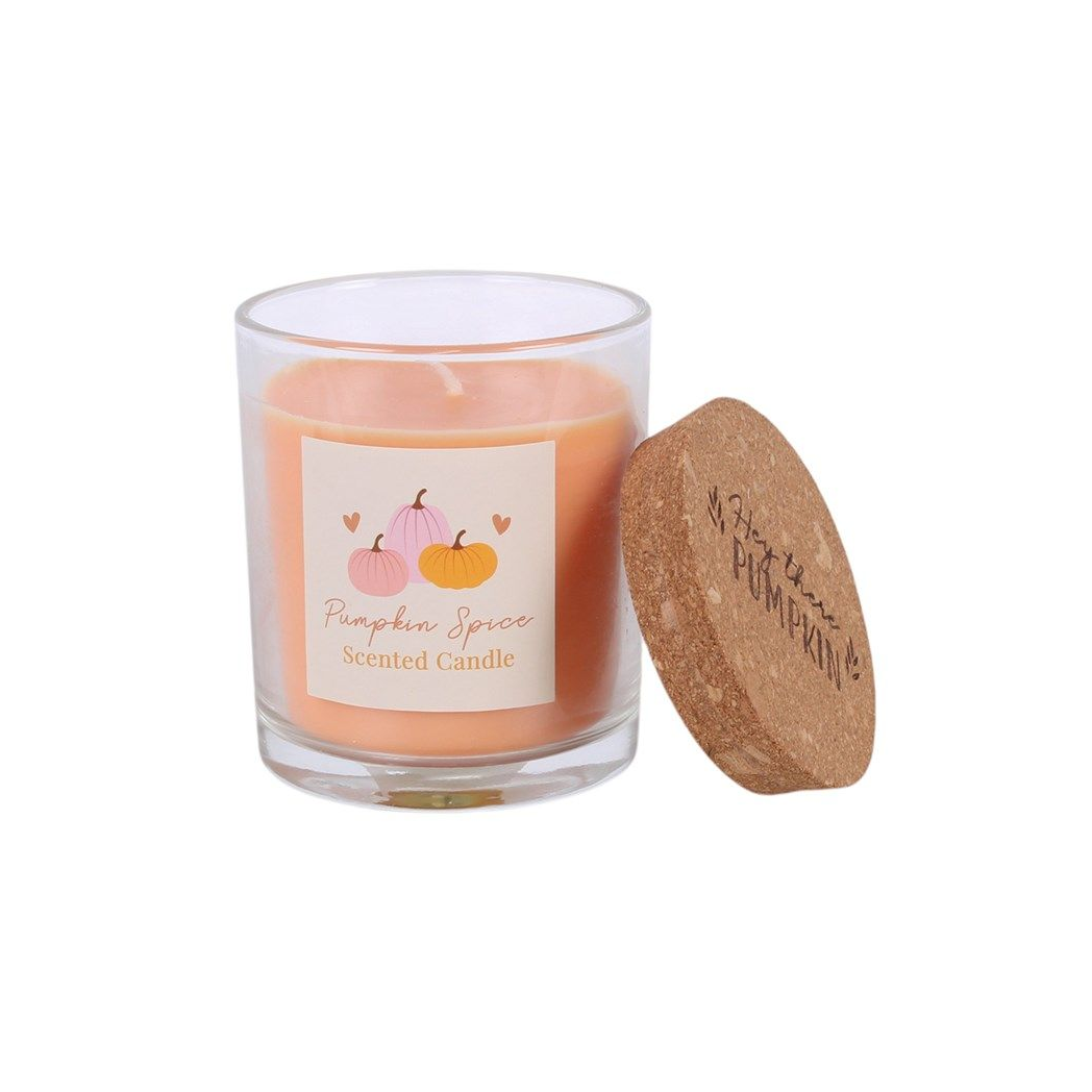 Pumpkin Pie Candle with Cork Lid