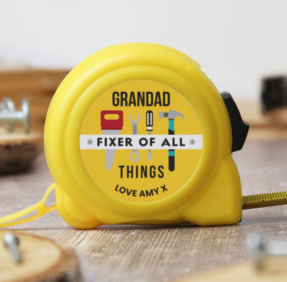Personalised Fixer of All Things Tape Measure