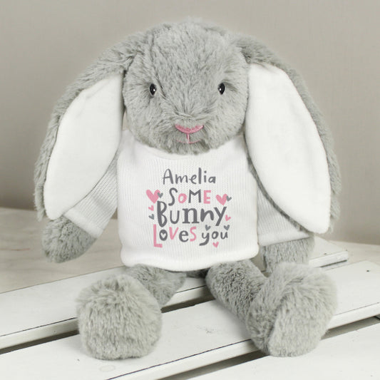 Personalised Some Bunny Loves You Bunny Rabbit