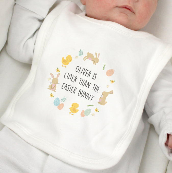 Personalised Easter Babys Bib