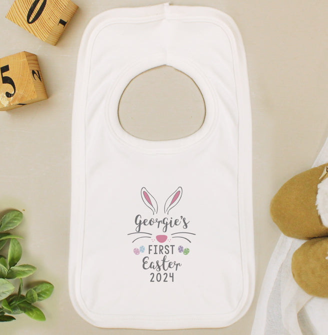 Personalised First Easter Babys Bib