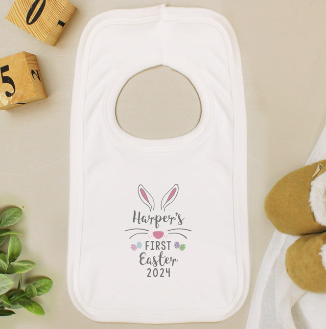 Personalised First Easter Babys Bib