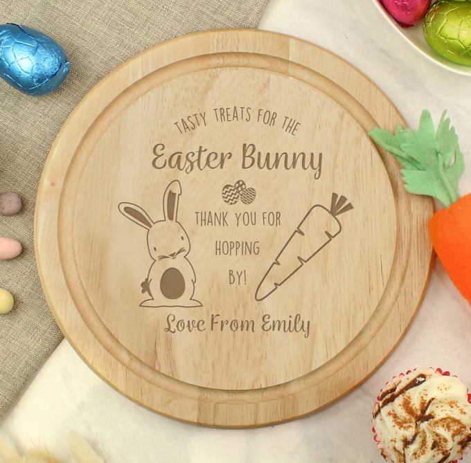 Personalised Easter Bunny Treat Board