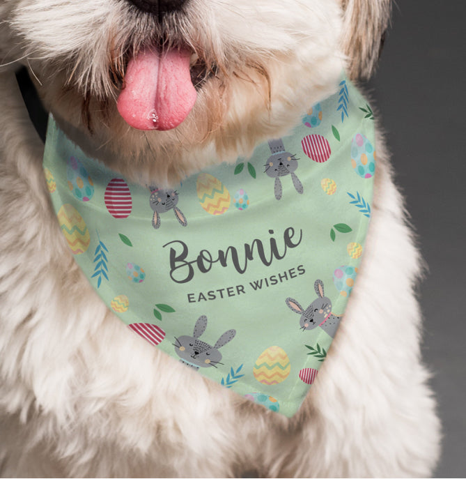 Personalised Easter Dog Bandana