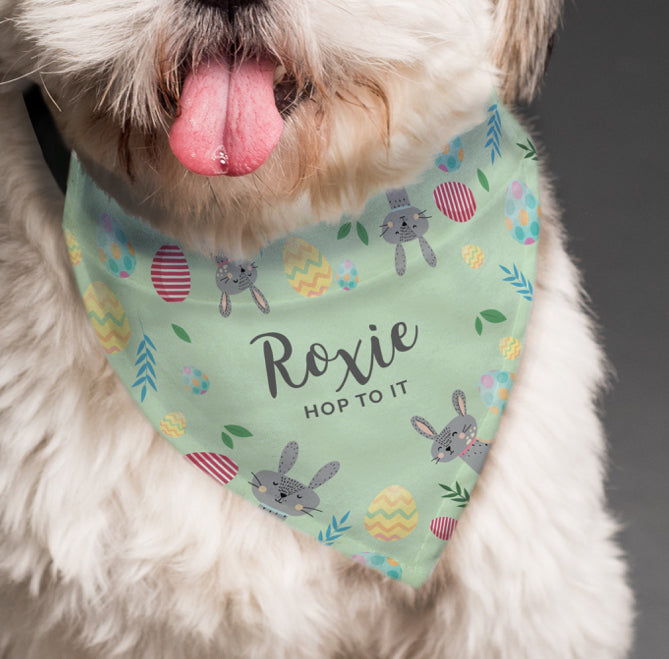 Personalised Easter Dog Bandana