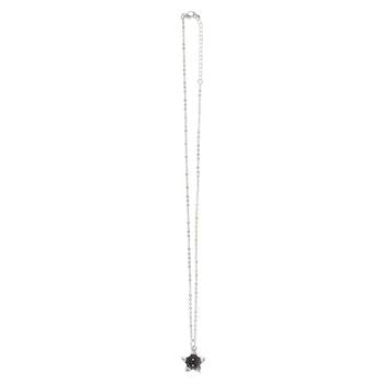 Deadly Nightshade Necklace with Black Obsidian on Greeting Card
