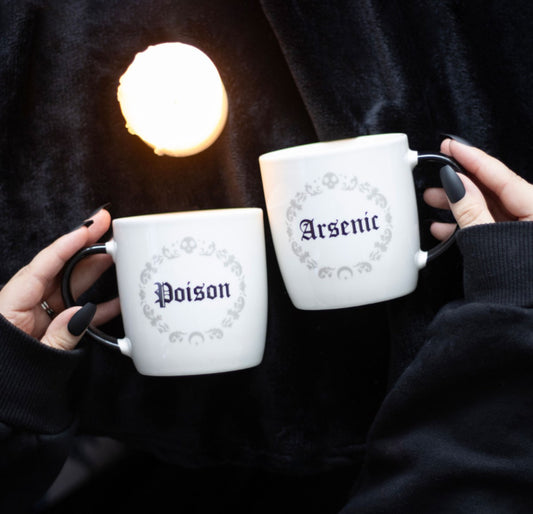 Poison and Arsenic Couples Mug Set