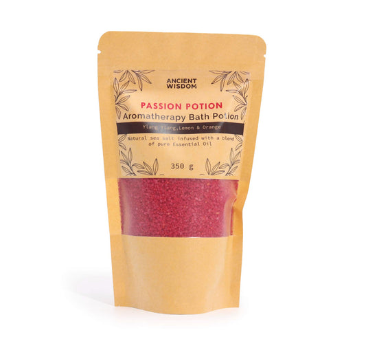 Aromatherapy Bath Potion in Kraft Bag 350g - Passion