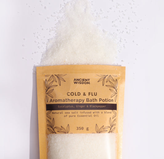 Aromatherapy Bath Potion in Kraft Bag 350g - Colds & Flu