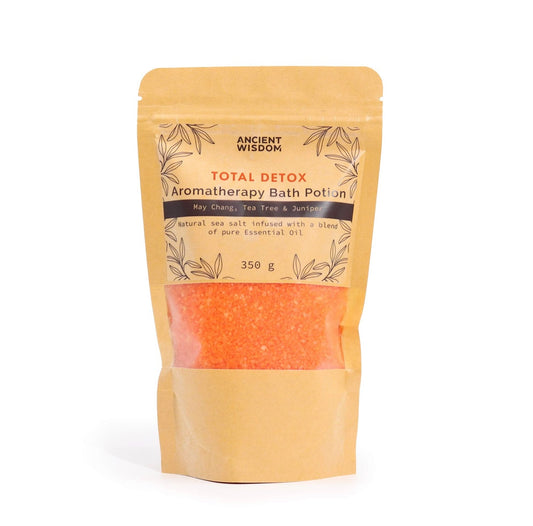 Aromatherapy Bath Potion in Kraft Bag 350g - Total Detox